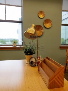 Gold contrast, Gold table lamp